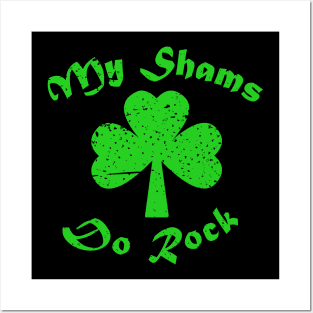 Funny Shamrock Art Posters and Art